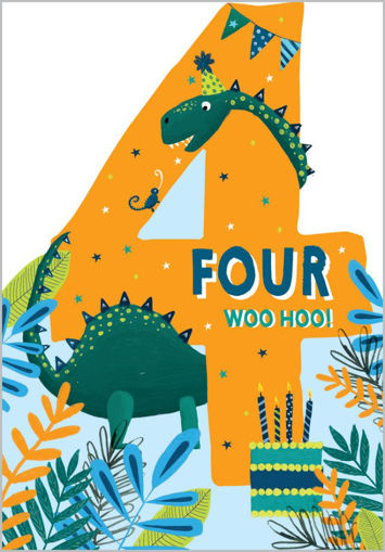 Picture of 4TH BIRTHDAY CARD